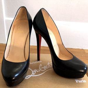 Christian Louboutin Black Bianca leather pumps 38